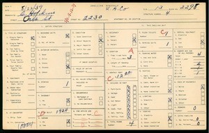 WPA household census for 2230 ORIS ST, Los Angeles County