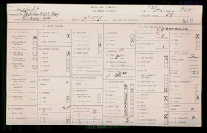 WPA household census for 2357 PONTIUS, Los Angeles