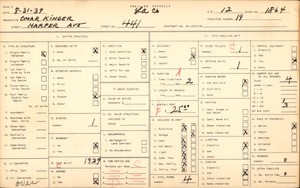 WPA household census for 441 Harper Avenue, Los Angeles County