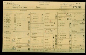 WPA household census for 740 HARTFORD AVENUE, Los Angeles
