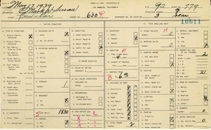 WPA household census for 630 N CASTELAR, Los Angeles