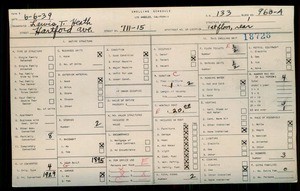 WPA household census for 711 HARTFORD AVENUE, Los Angeles