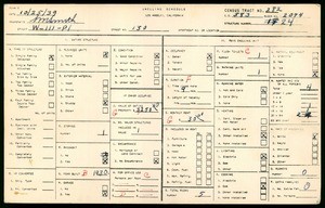 WPA household census for 130 WEST 111TH PLACE, Los Angeles County
