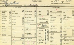 WPA household census for 3524 OPAL, Los Angeles