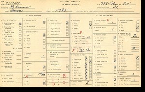 WPA household census for 11985 IOWA AVE, Los Angeles