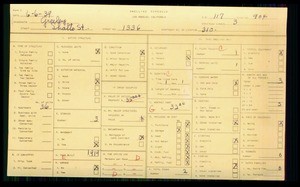 WPA household census for 1336 SHATTO ST, Los Angeles