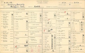 WPA household census for 2055 GRIFFIN AVE, Los Angeles