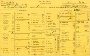 WPA household census for 536 CALIFORNIA, Los Angeles
