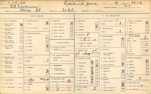 WPA household census for 3043 HOPE ST, Los Angeles County