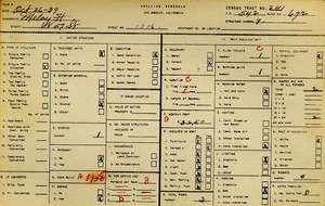 WPA household census for 1316 W 57TH, Los Angeles
