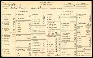 WPA household census for 131 BENTON WAY, Los Angeles