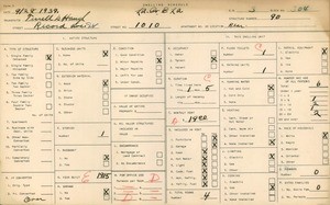 WPA household census for 1010 S RECORD AVE, Los Angeles County