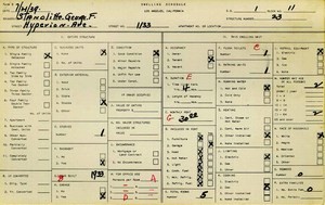 WPA household census for 1133 HYPERION, Los Angeles