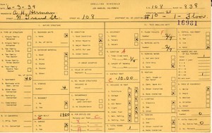 WPA household census for 108 N GRAND, Los Angeles
