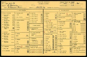WPA household census for 3979 1/2 FLOWER DRIVE, Los Angeles County