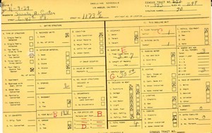 WPA household census for 1173 E 43RD, Los Angeles