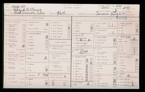 WPA household census for 964 W VERNON, Los Angeles County