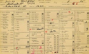 WPA household census for 1020 N HOOVER, Los Angeles