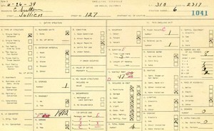 WPA household census for 127 JULLIEN, Los Angeles