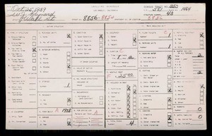 WPA household census for 8856 WALL STREET, Los Angeles County