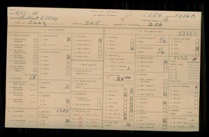 WPA household census for 345 CLAY, Los Angeles