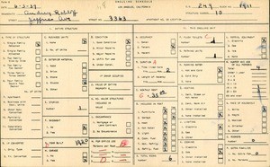 WPA household census for 3363 JEFFRIES AVE, Los Angeles