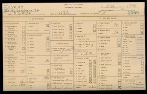 WPA household census for 119 E 21ST, Los Angeles