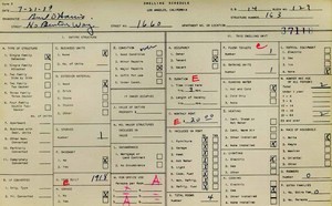 WPA household census for 1660 N BENTON, Los Angeles