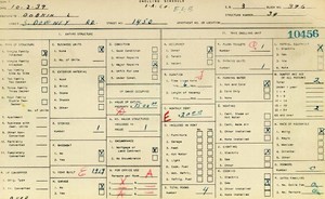 WPA household census for 1450 S DOWNEY