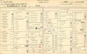 WPA household census for 814 EVERGREEN AVE, Los Angeles