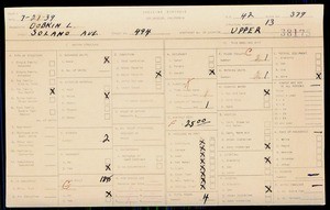 WPA household census for 494 SOLANO, Los Angeles