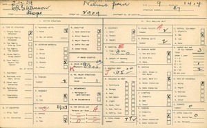 WPA household census for 2909 HOPE ST, Los Angeles County