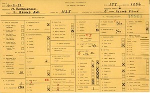 WPA household census for 1125 S GRAND, Los Angeles