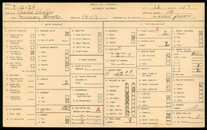 WPA household census for 1447 MURRAY DRIVE, Los Angeles