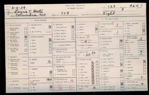 WPA household census for 738 COLUMBIA AVENUE, Los Angeles