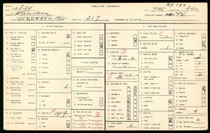 WPA household census for 317 WINDWARD AVE, Los Angeles County