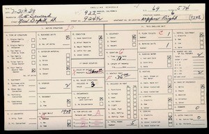 WPA household census for 922 NEW DEPOT ST, Los Angeles