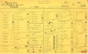 WPA household census for 428 N HILL, Los Angeles