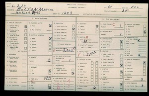 WPA household census for 1203 MARION AVENUE, Los Angeles