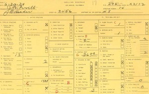 WPA household census for 2456 BOULDER, Los Angeles