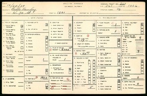 WPA household census for 1201 WEST 70TH STREET, Los Angeles County