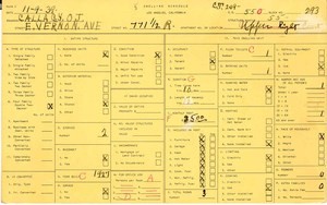 WPA household census for 771 E VERNON, Los Angeles