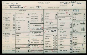 WPA household census for 933 W SUMMERLAND, Los Angeles County