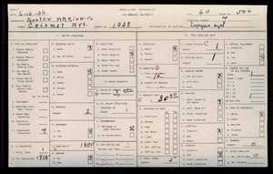 WPA household census for 1338 CALUMET AVENUE, Los Angeles