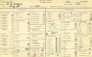 WPA household census for 3211 INEZ, Los Angeles