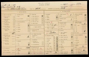 WPA household census for 1415 S ALVARADO ST, Los Angeles