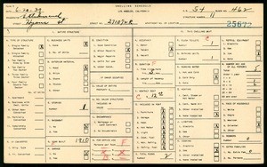 WPA household census for 2710 1/2 HYANS ST, Los Angeles