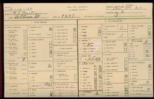 WPA household census for 4207 S OLIVE ST, Los Angeles County