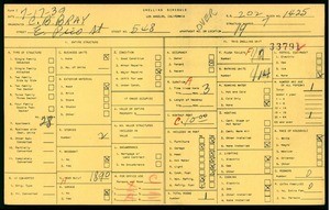 WPA household census for 548 EAST PICO STREET, Los Angeles