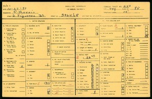 WPA household census for 3964 1/4 S FIGUEROA STREET, Los Angeles County